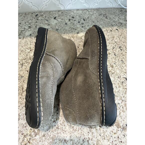 Men UGG Australia Gray High Split Top Slip On Rubber Sole Loafers Sz 13 1613 - Picture 5 of 9